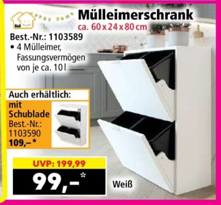 Mülleimerschrank