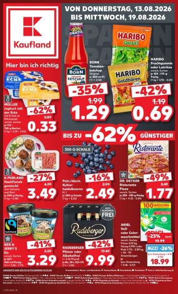 Prospekte Kaufland - 13.08.2026 - 19.08.2026.
