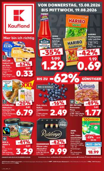 Prospekte Kaufland - 13.08.2026 - 19.08.2026.