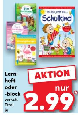 Lernheft oder -block