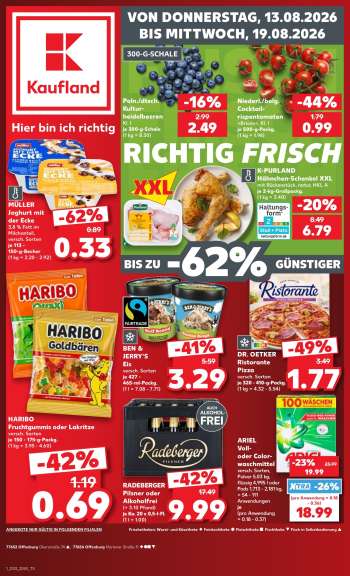 Prospekte Kaufland - 13.08.2026 - 19.08.2026.