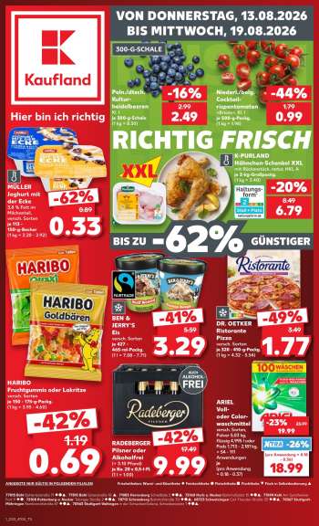 Prospekte Kaufland - 13.08.2026 - 19.08.2026.