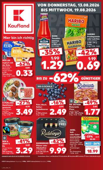 Prospekte Kaufland - 13.08.2026 - 19.08.2026.