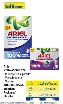 Ariel Vollwaschmittel