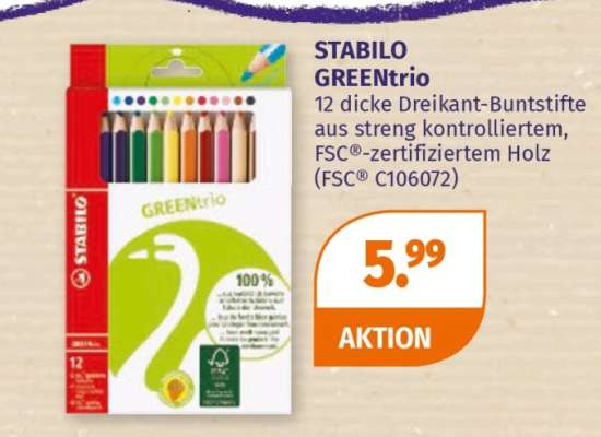 STABILO GREENtrio