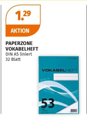 PAPERZONE VOKABELHEFT