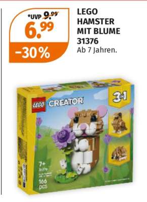 LEGO HAMSTER MIT BLUME