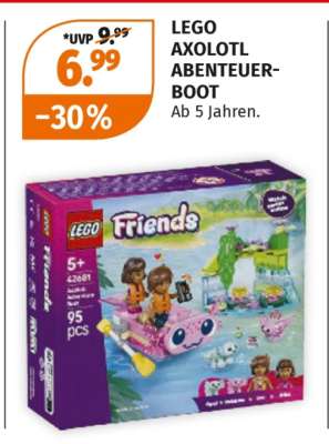 LEGO AXOLOTL ABENTEUER-BOOT