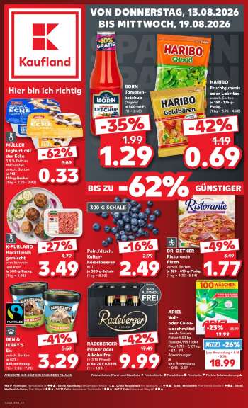 Prospekte Kaufland - 13.08.2026 - 19.08.2026.