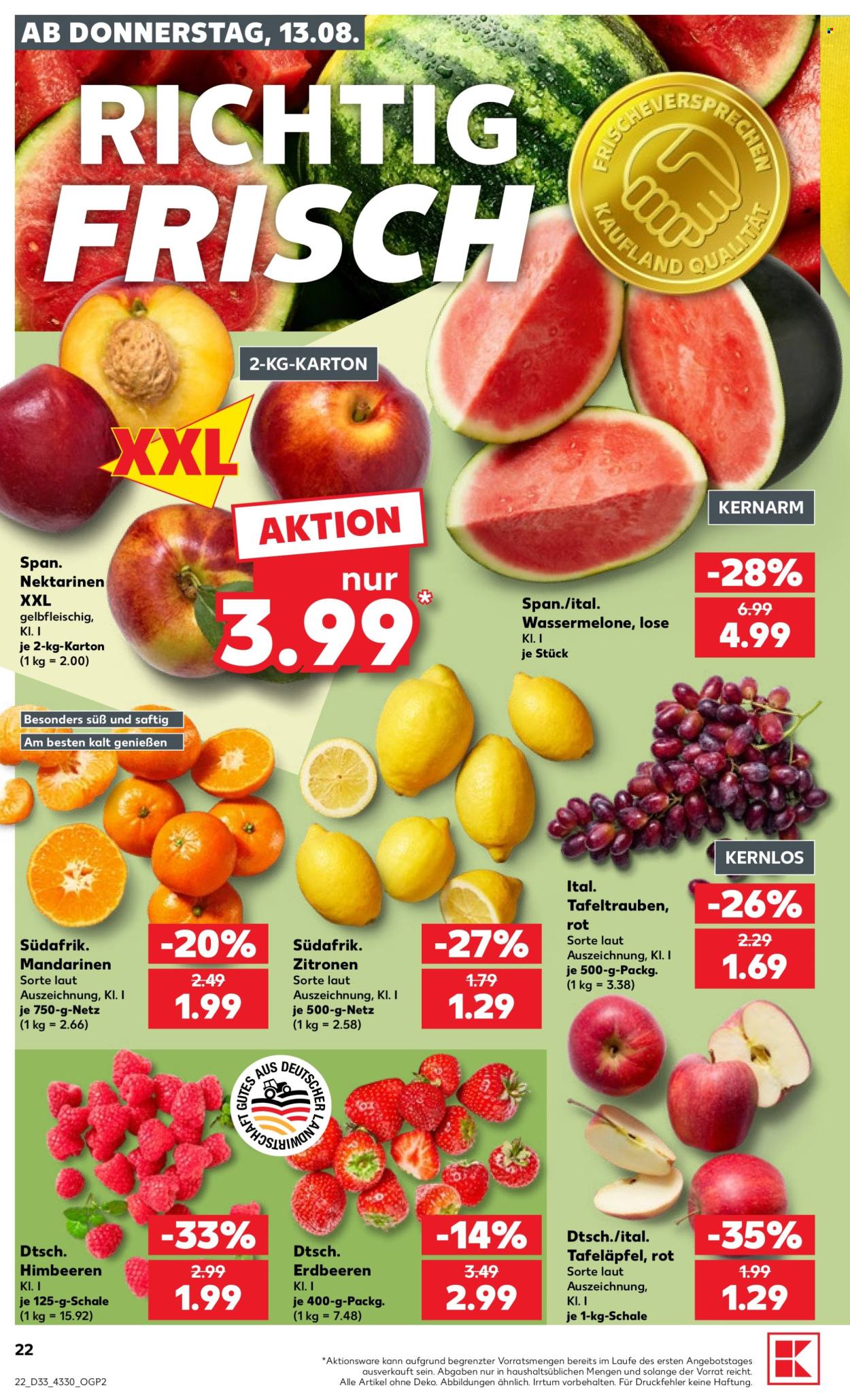 Kaufland Prospekte  - 13.08.2026 - 19.08.2026. Seite 22