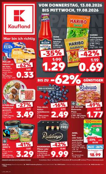 Prospekte Kaufland - 13.08.2026 - 19.08.2026.
