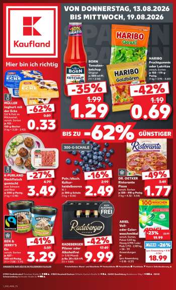 Prospekte Kaufland - 13.08.2026 - 19.08.2026.