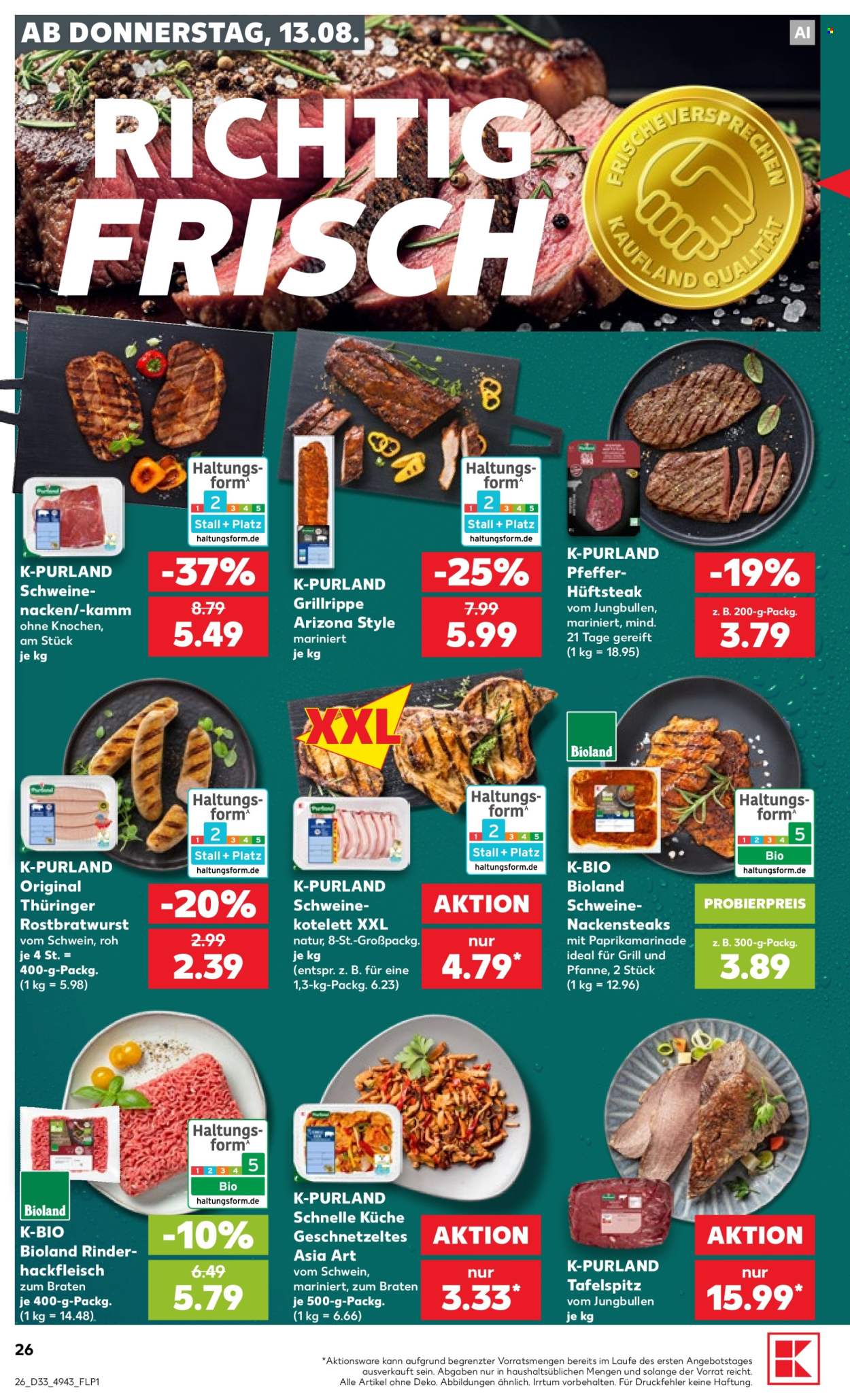 Kaufland Prospekte  - 13.08.2026 - 19.08.2026. Seite 26