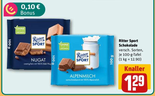 Ritter Sport Schokolade