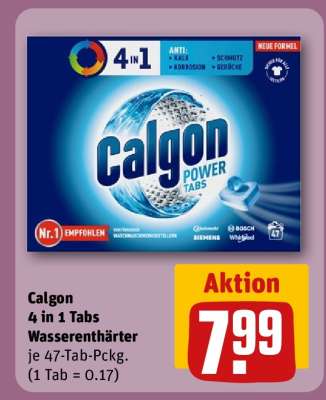 Calgon 4 in 1 Tabs Wasserenthärter