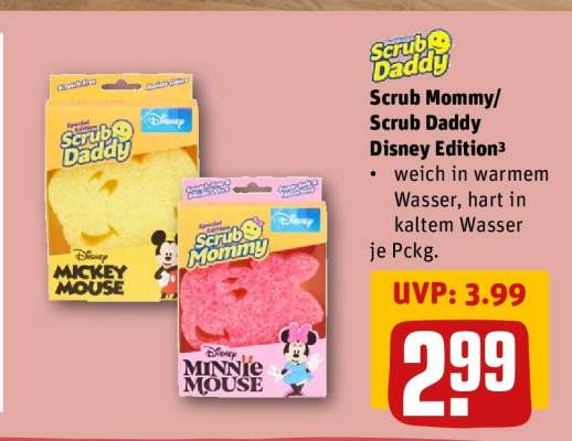 Scrub Mommy/Scrub Daddy Disney Edition
