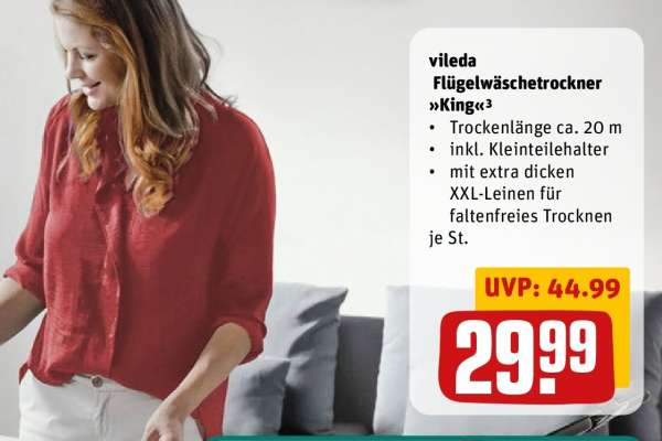 vileda Flügelwäschetrockner »King«