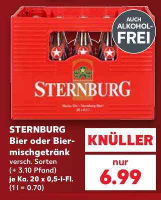 STERNBURG Bier oder Biermischgetränk