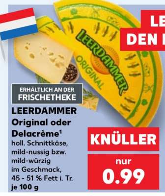 LEERDAMMER Original oder Delacrème