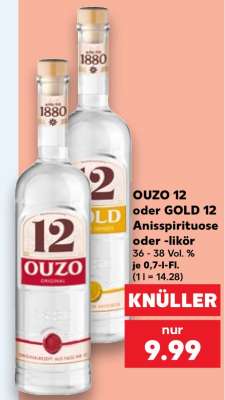 OUZO 12 oder GOLD 12