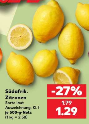 Südafrik. Zitronen