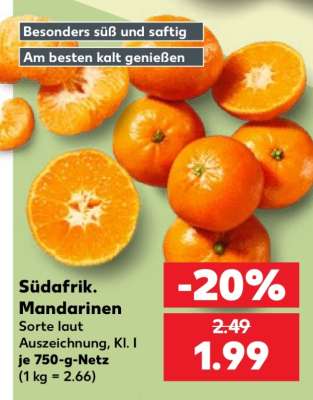 Südafrik. Mandarinen