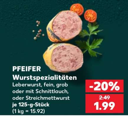 PFEIFER Wurstspezialitäten