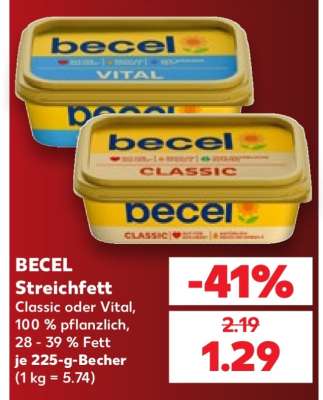BECEL Streichfett