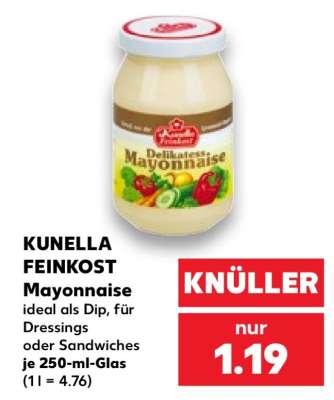 Kunella Feinkost Mayonnaise