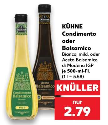 KÜHNE Condimento oder Balsamico