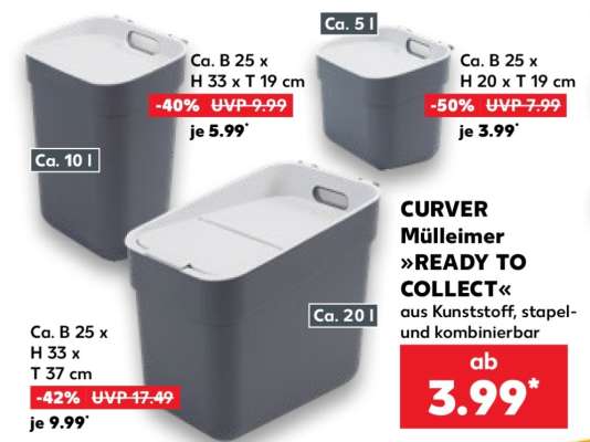 CURVER Mülleimer »READY TO COLLECT«