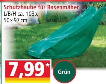 Schutzhaube für Rasenmäher