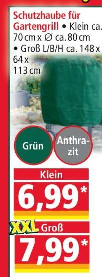 Schutzhaube für Gartengrill