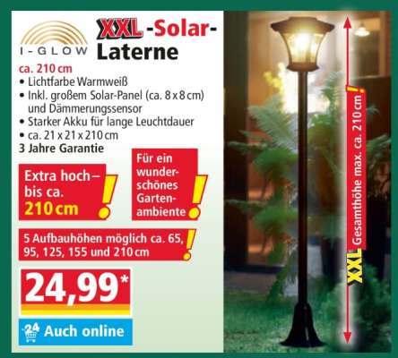 XXL-Solar-Laterne
