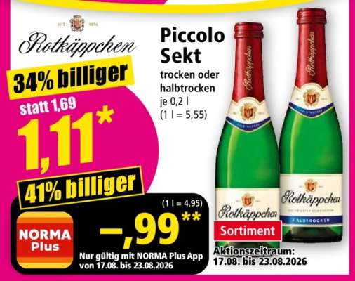 Rotkäppchen Piccolo Sekt