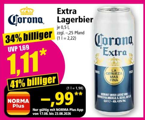 Corona Extra Lagerbier