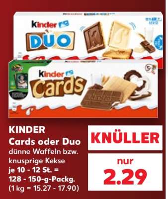Kinder Cards oder Duo