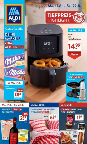 Prospekte ALDI SÜD - 17.08.2026 - 22.08.2026.