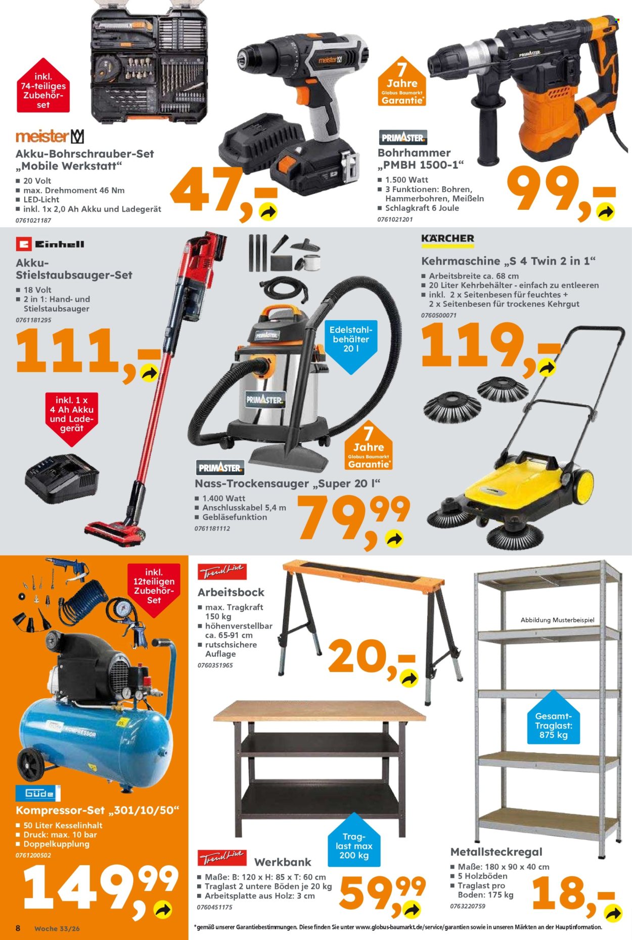 Globus Baumarkt Prospekte  - 10.08.2026 - 15.08.2026. Seite 8