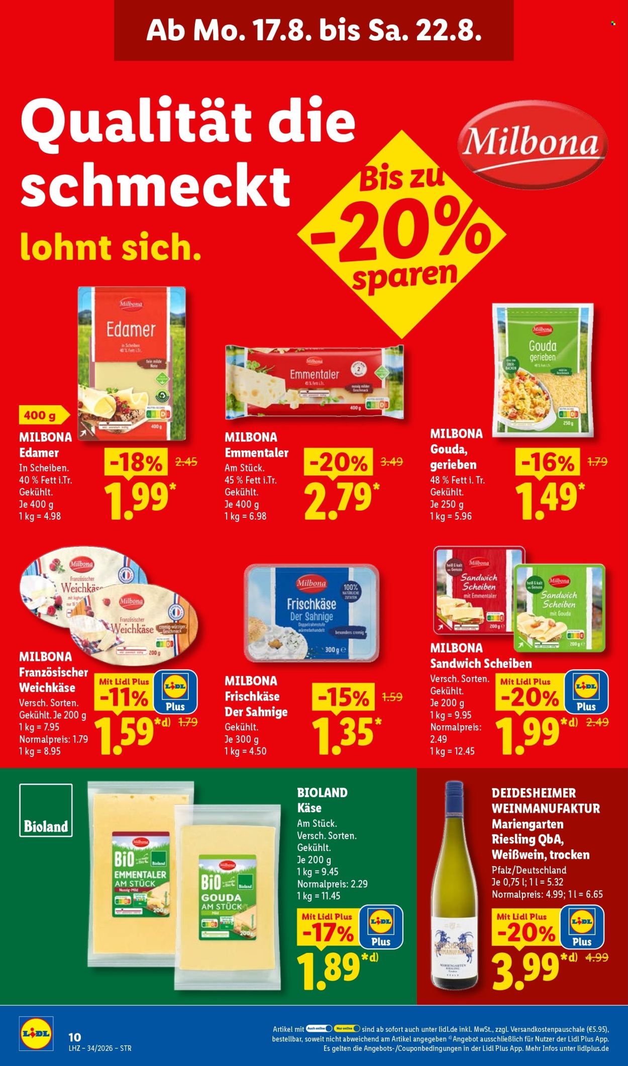 Lidl Prospekte  - 17.08.2026 - 22.08.2026. Seite 20