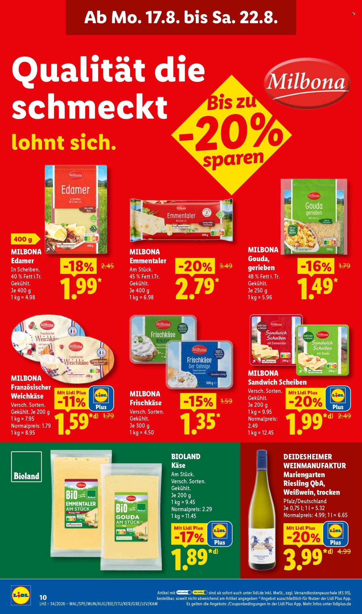 Lidl Prospekte  - 17.08.2026 - 22.08.2026. Seite 20