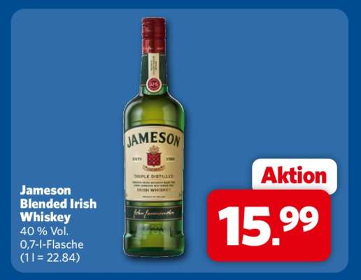 Jameson Blended Irish Whiskey