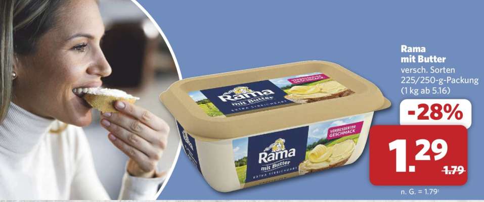 Rama mit Butter