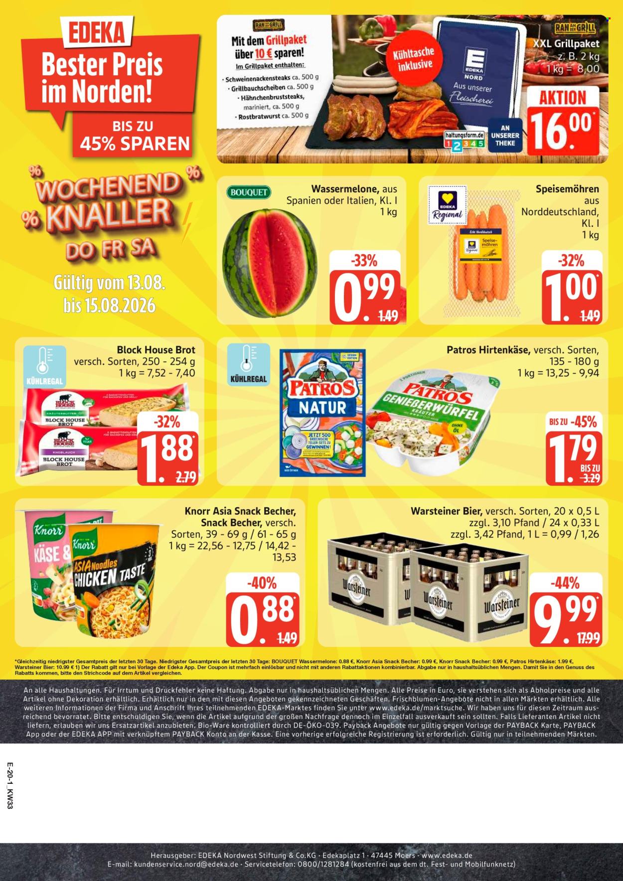 Edeka Prospekte  - 10.08.2026 - 15.08.2026. Seite 28