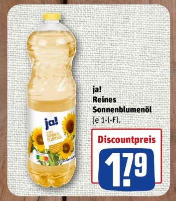 ja! Reines Sonnenblumenöl