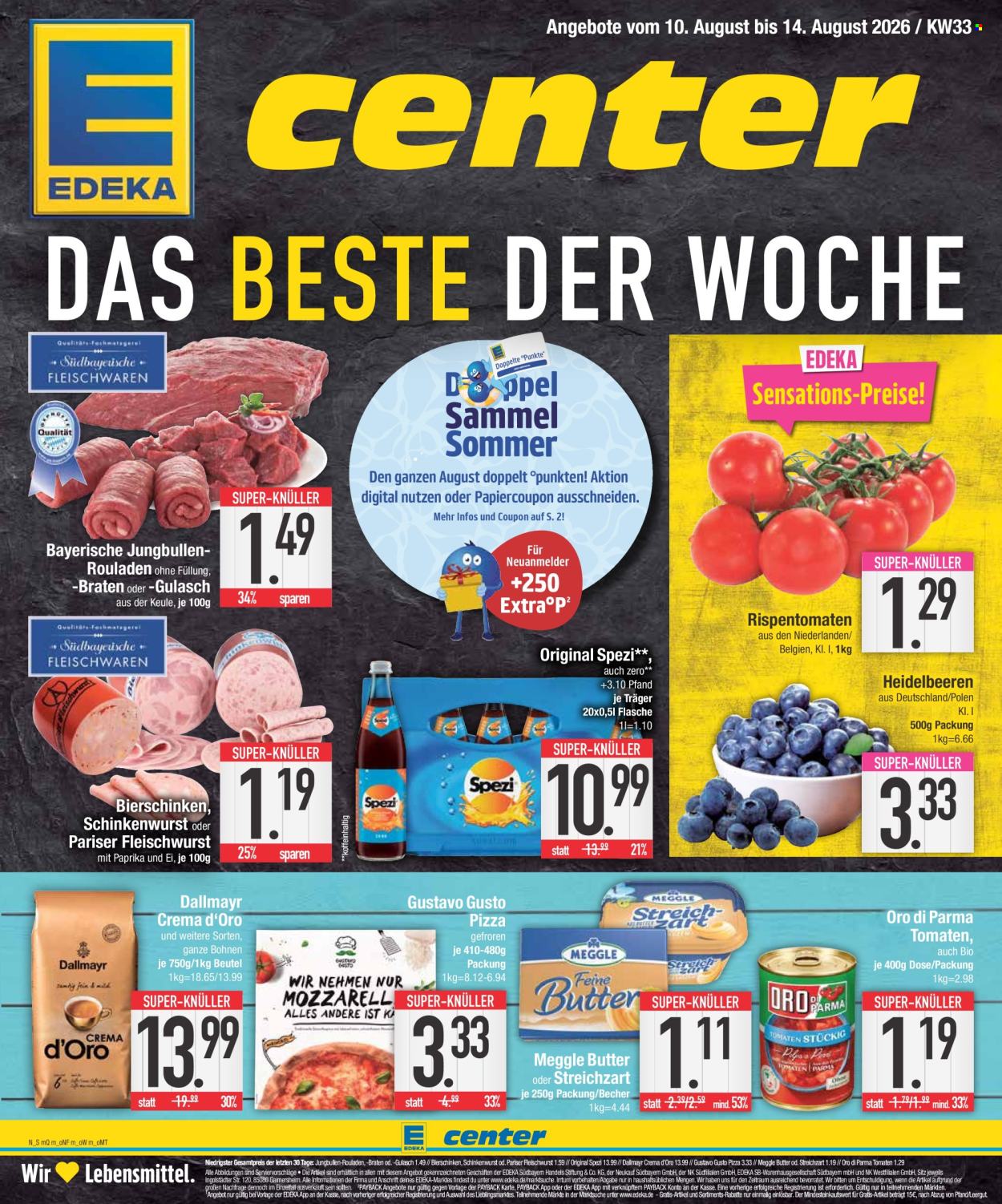 Edeka Prospekte  - 10.08.2026 - 14.08.2026. Seite 1