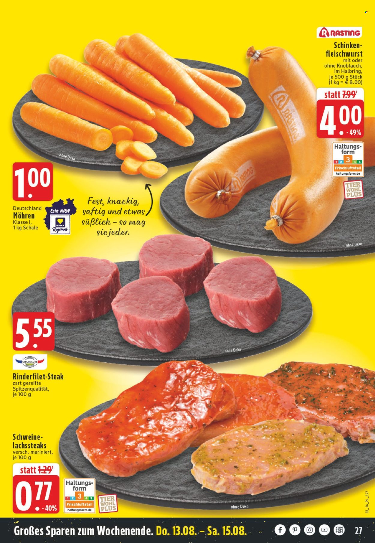 Edeka Prospekte  - 10.08.2026 - 15.08.2026. Seite 27