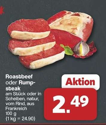 Roastbeef oder Rumpsteak