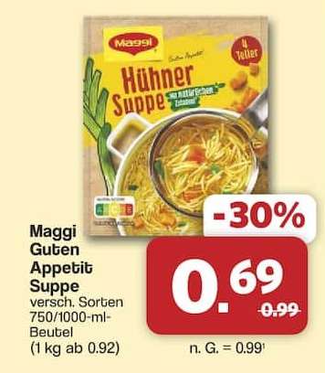 Maggi Guten Appetit Suppe