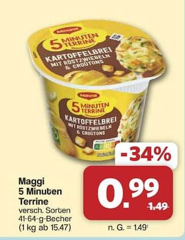 Maggi 5-Minuten-Terrine